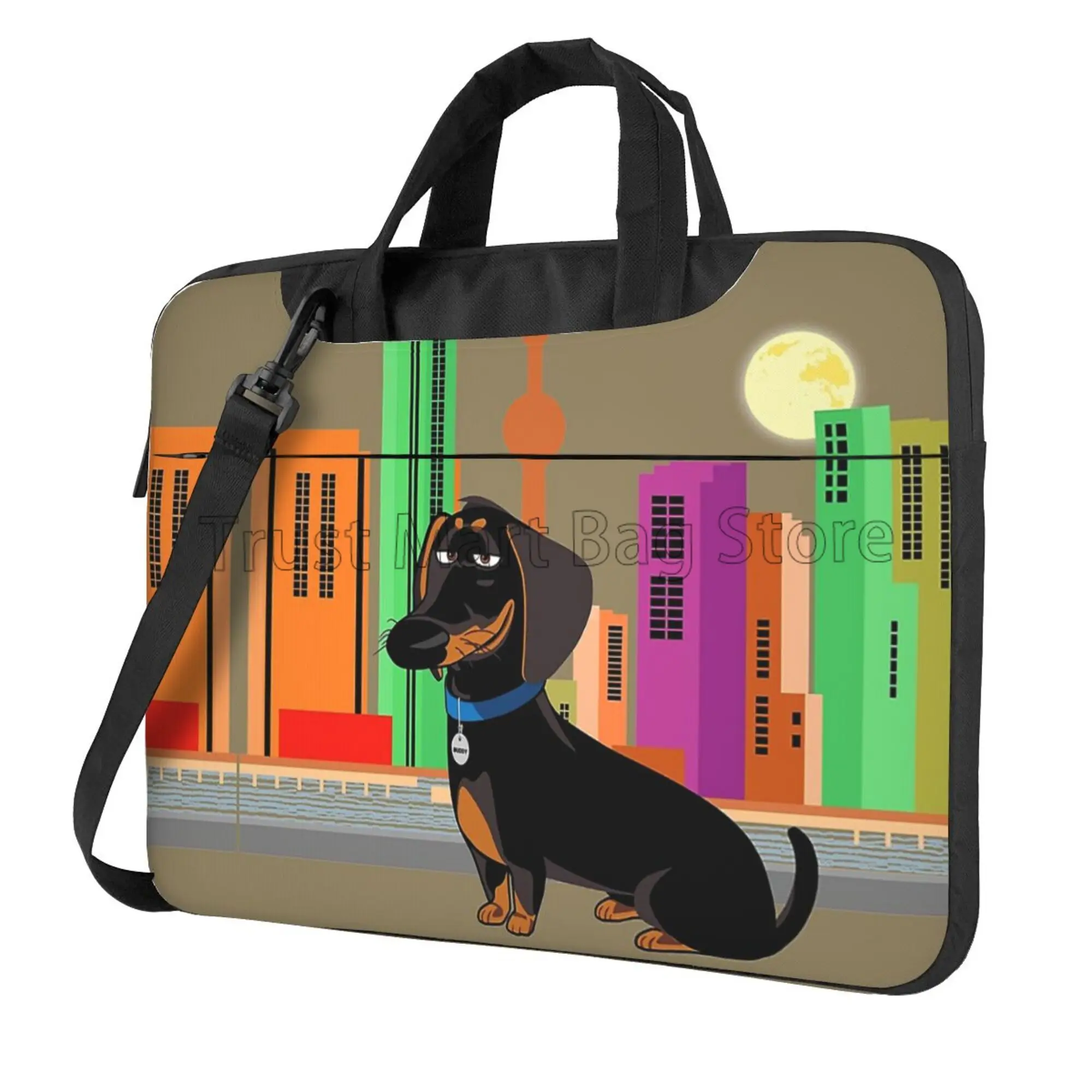 Tablet Accessories Bag - Tas pembawa Laptop gambar Dachshund lucu