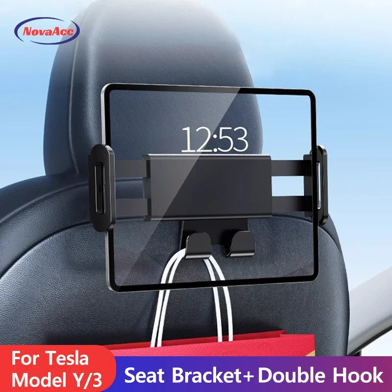 Tablet Accessories Bag - Penyangga Sandaran Kepala Mobil untuk Tesla