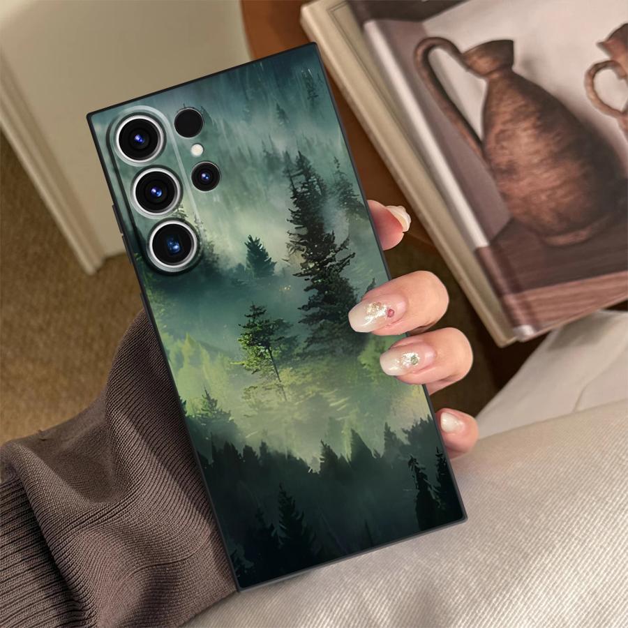 Tablet S9 Fe Accessories - Casing Forest Mist untuk Samsung Galaxy