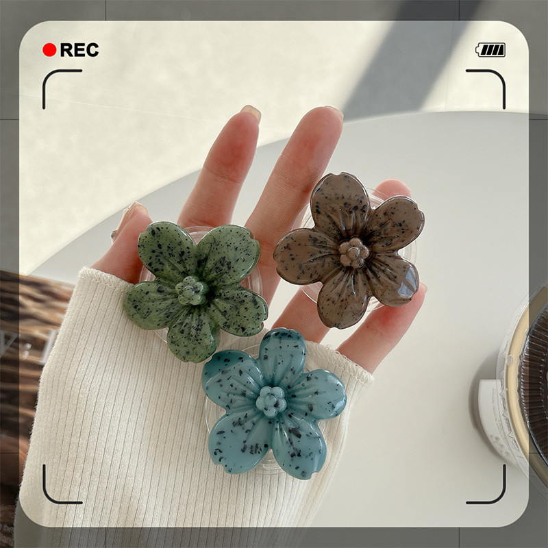 Tablet With All Accessories - Penyangga Ponsel Motif Bunga Sakura, Dapat