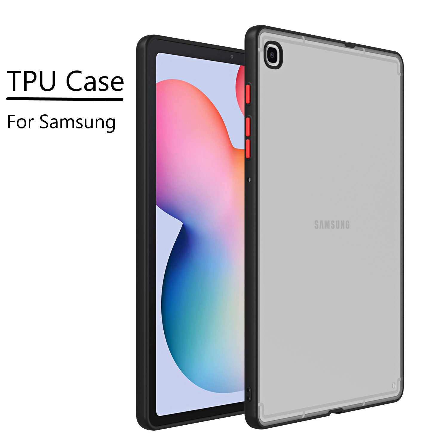 Samsung Tablet S9 Accessories - Casing belakang lunak TPU, pelindung HP