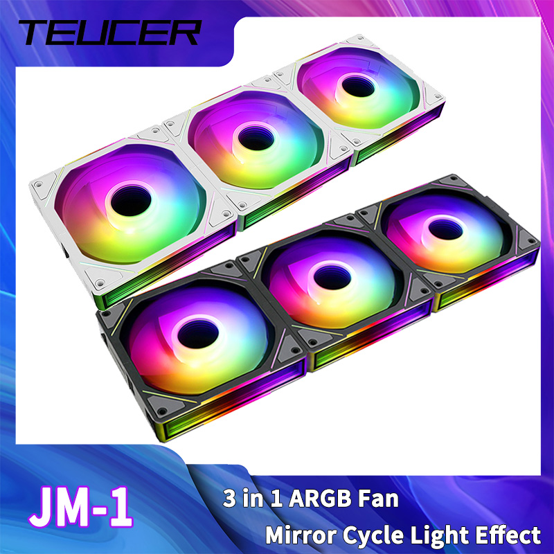 Tablet Accessories Aesthetic - TEUCER JM-1 kipas casing komputer ARGB,
