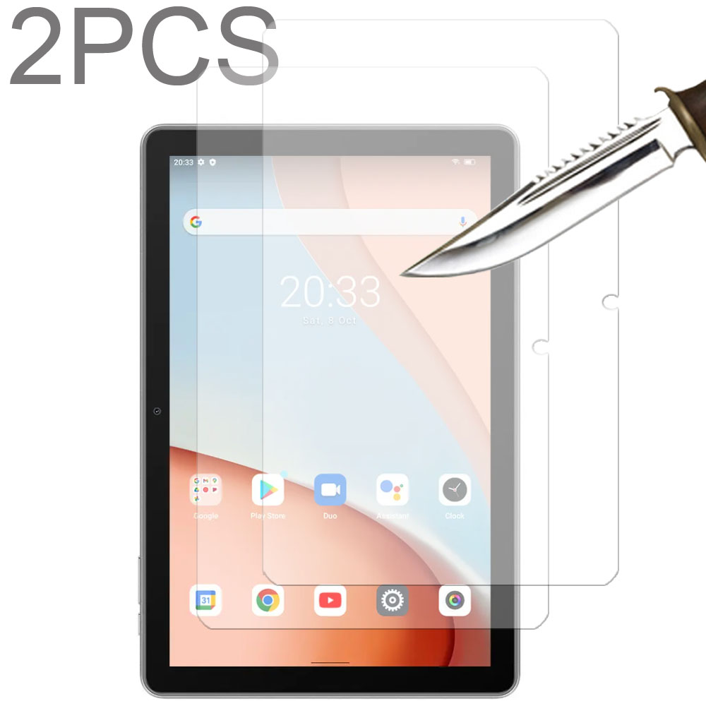 Blackview Tablet Accessories - Pelindung layar kaca, 2 buah tablet