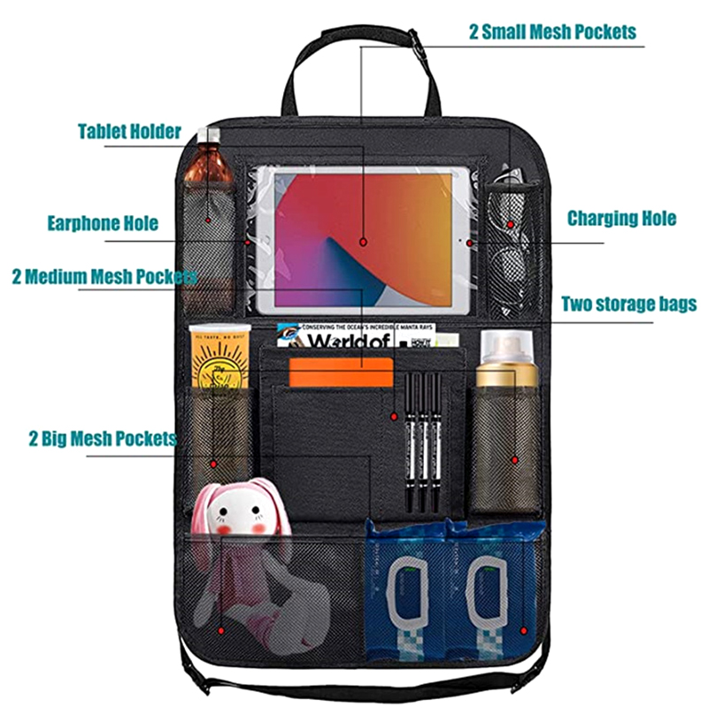 1 Buah Organizer Kursi Belakan - Tablet Accessories Bag ulasan dan harga