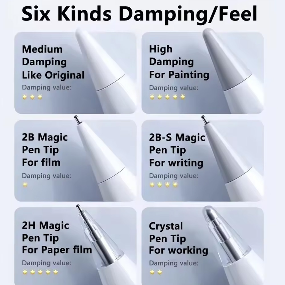 6 in 1 Ujung Pensil Pengganti  - Huawei Tablet Accessories ulasan dan harga