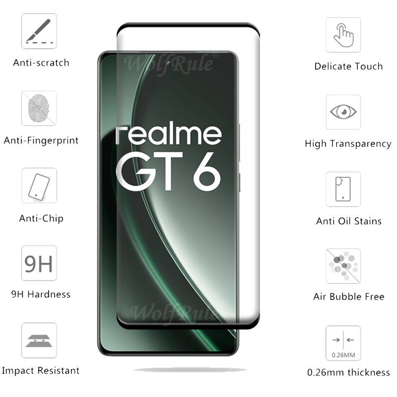 Kaca Tempered Realme GT 6 T, p - Realme Gt 6 ulasan dan harga