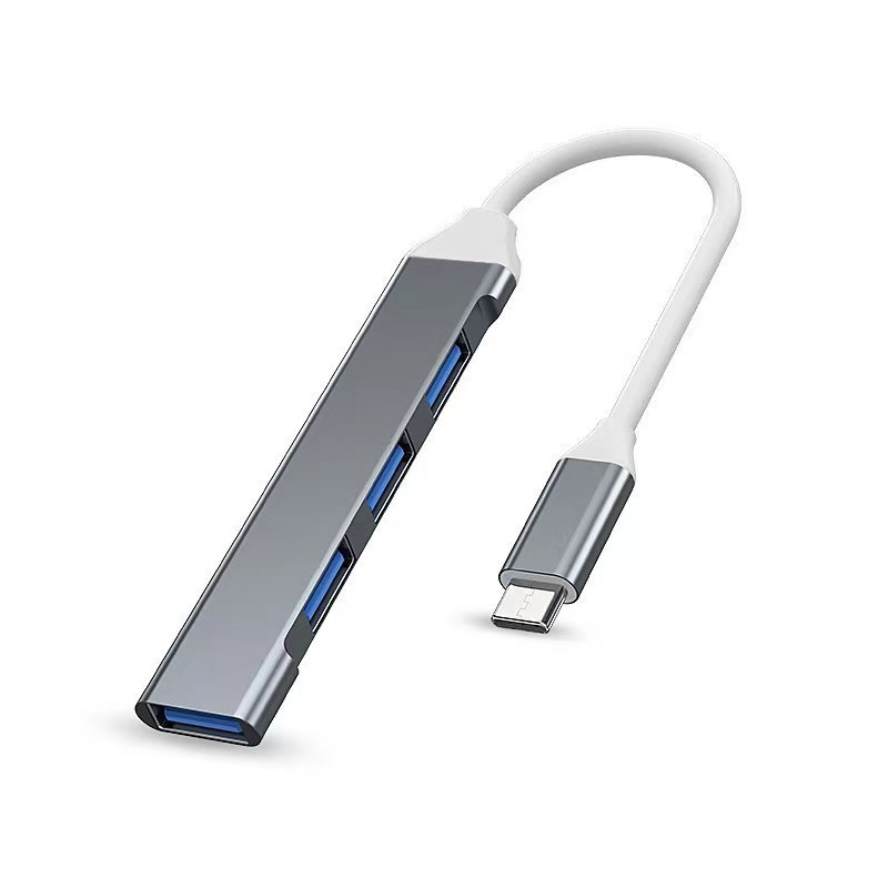 Adaptor USB Hub Tipe C 4-Port  - Tablet With All Accessories ulasan dan harga
