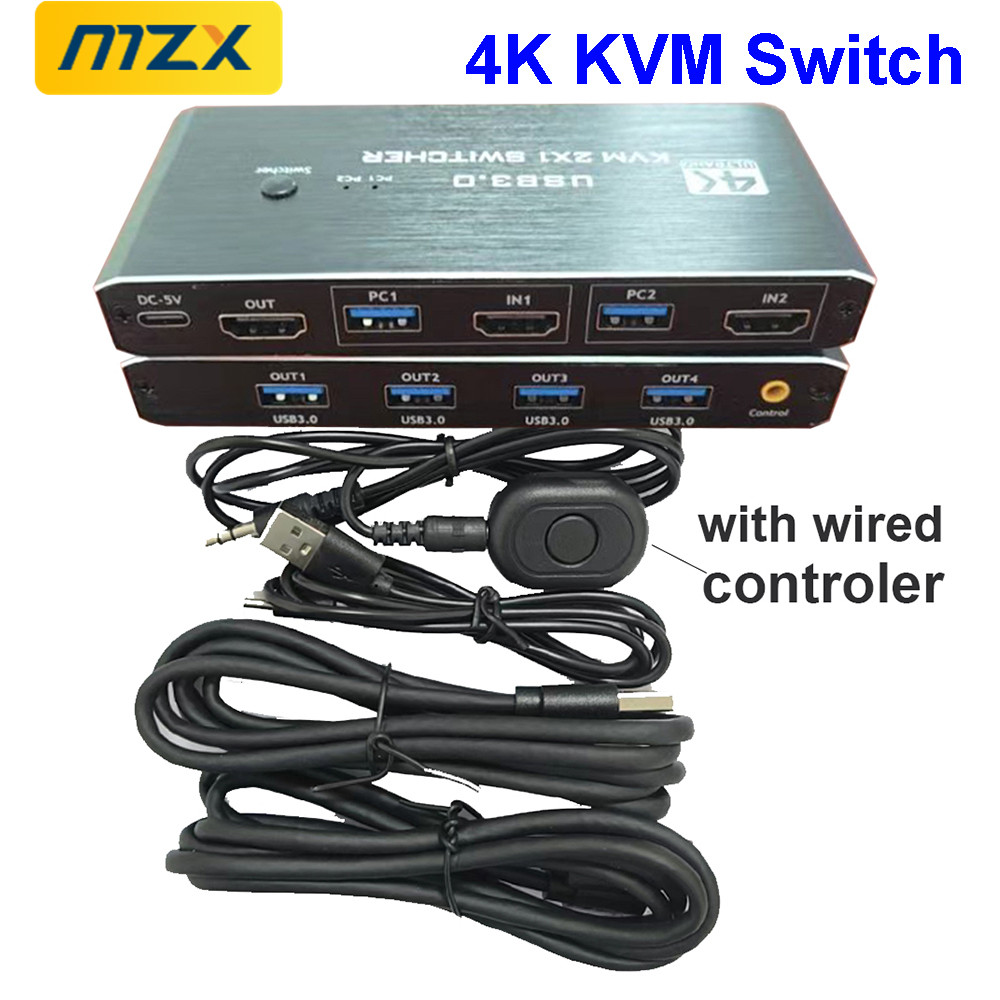 KVM Switch 4K 60Hz Switcher US - Tablet With All Accessories ulasan dan harga