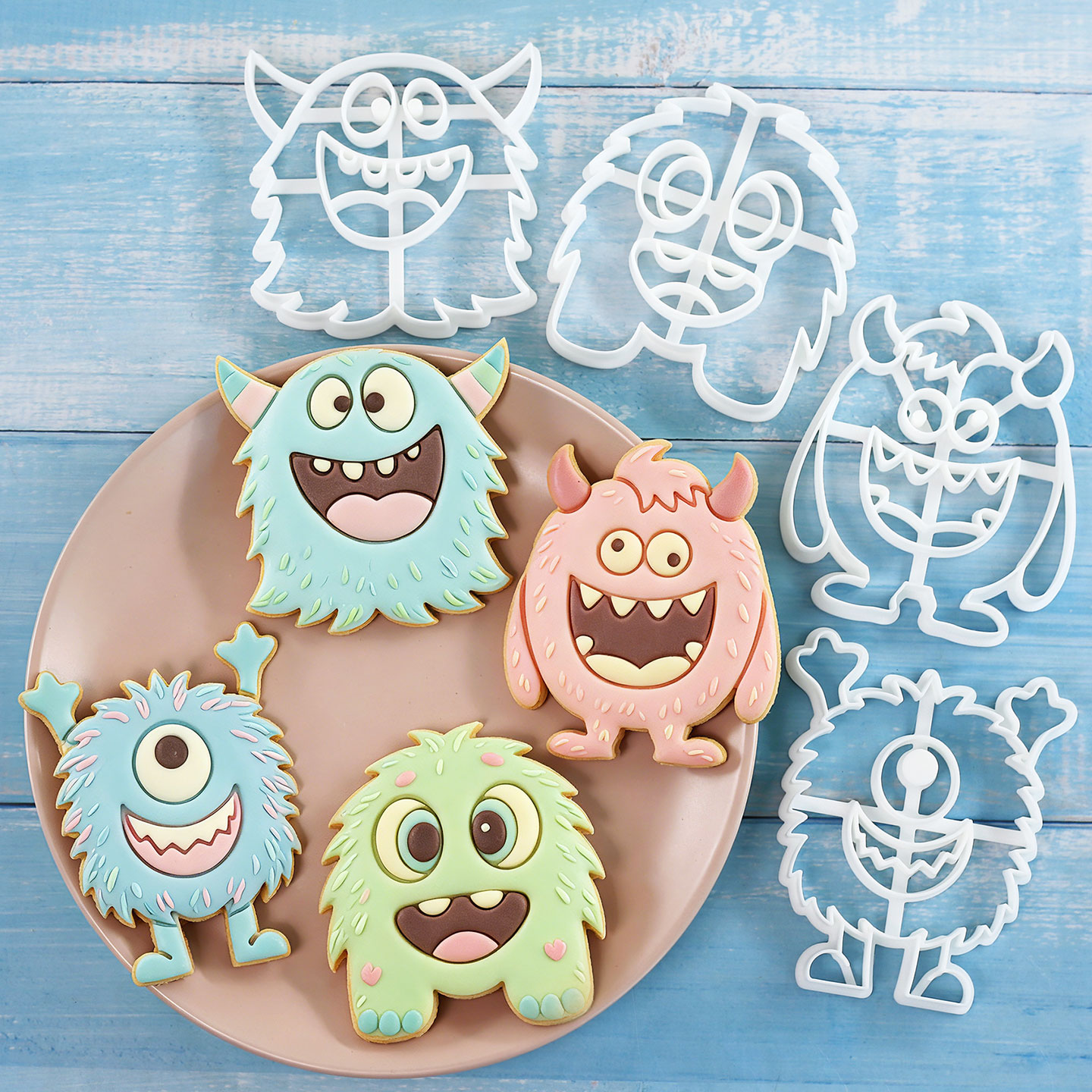 1 Buah/4 Buah Pemotong Kue Mon - Tablet Accessories Aesthetic ulasan dan harga