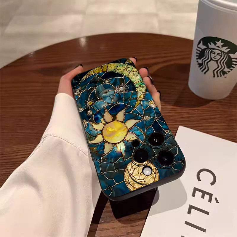 Casing Ponsel Motif Matahari B - Tablet Accessories Aesthetic ulasan dan harga