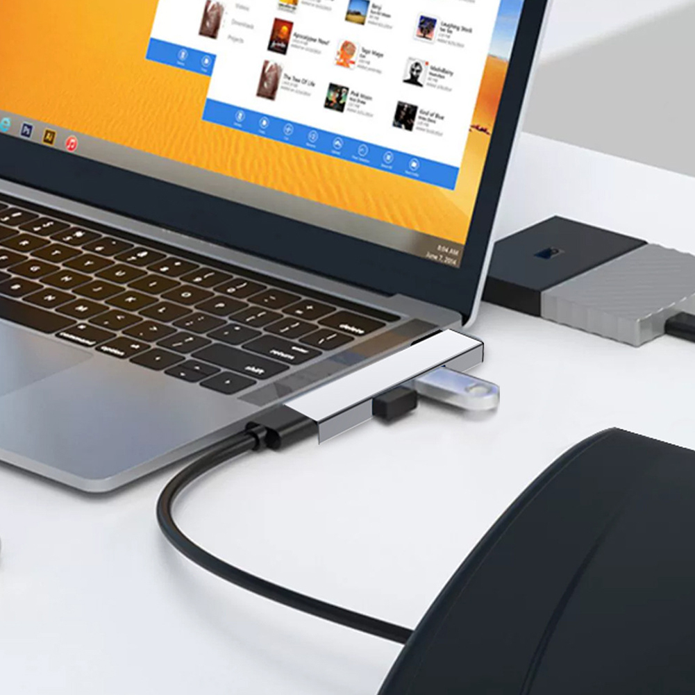 Adaptor HUB Tipe C 3 In 1 3 Po - Tablet With All Accessories ulasan dan harga