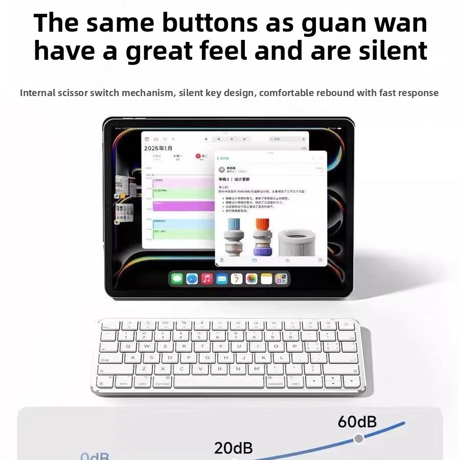 iPad Bluetooth Magic Keyboard  - Tablet Accessories Aesthetic ulasan dan harga