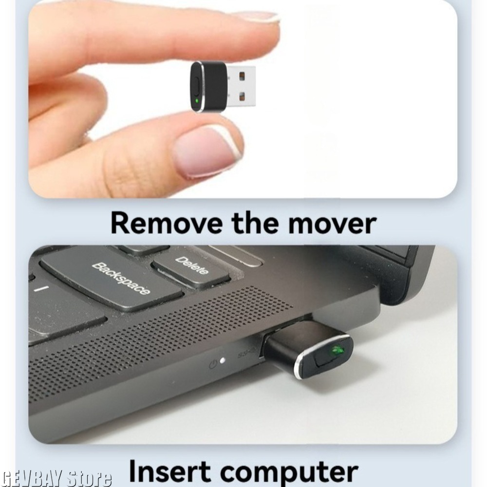 Mini USB Mouse Jiggler Pengger - Tablet With All Accessories ulasan dan harga