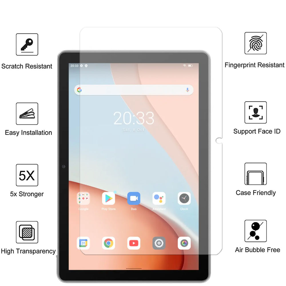 Pelindung layar kaca, 2 buah t - Blackview Tablet Accessories ulasan dan harga